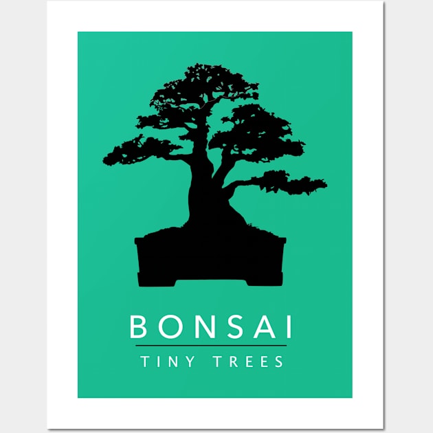 Bonsai - Tiny Trees Wall Art by solublepeter